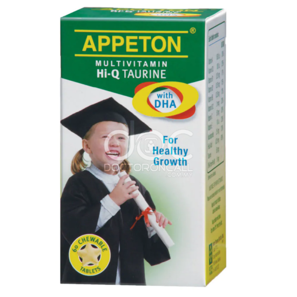 Appeton Multivitamin Hi-Q Taurine with DHA Tablet 60s