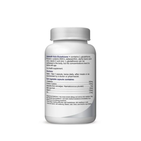 VitaHealth Asta Glutathione Plus 30s x2 - Image 4