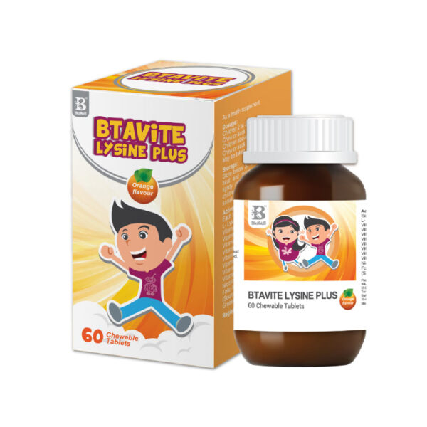 Biowell Btavite Lysine Plus (Orange) Chewable Tab 60s