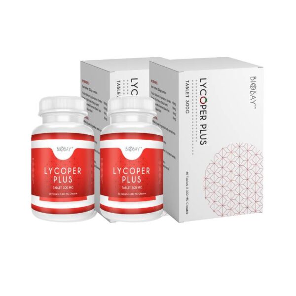 Biobay Lycoper Plus Lycopene 300mg Antioxidant Tablet 30s x2