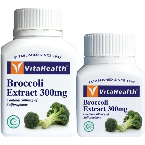 VitaHealth Broccoli Extract 300mg Capsule 60s + 30s