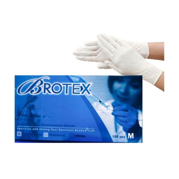 Brotex Latex Exam Glove Powder 100s - Image 2