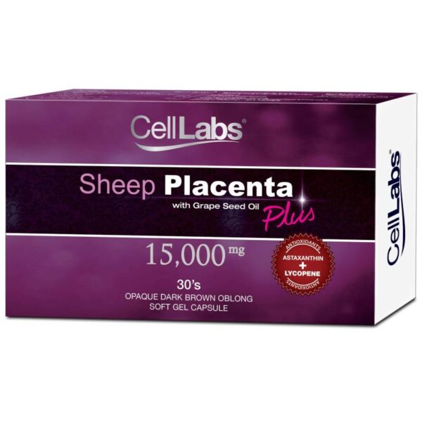 Cell Labs Sheep Placenta Plus 15000mg Capsule 30s