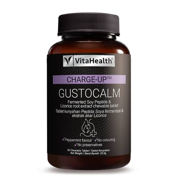 VitaHealth Charge-Up Gustocalm Chewable Tablet 30s
