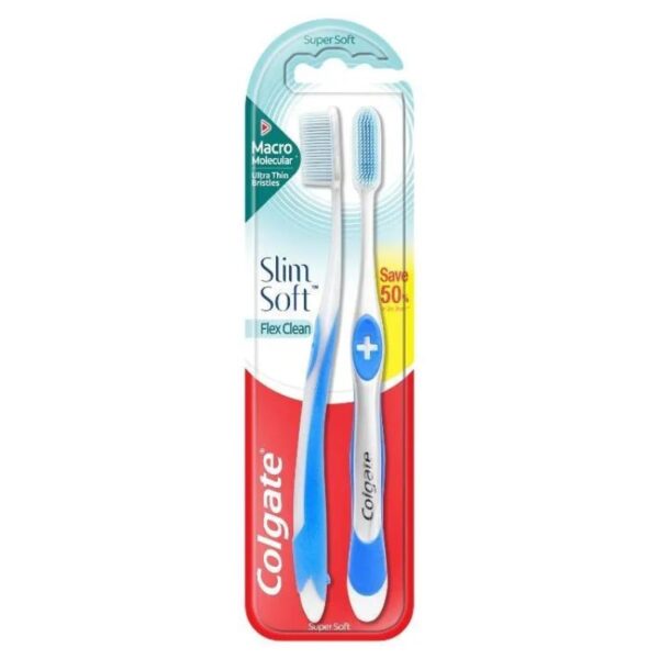 Colgate Tooth Brush Slim Soft Flex Clean Ultra Soft