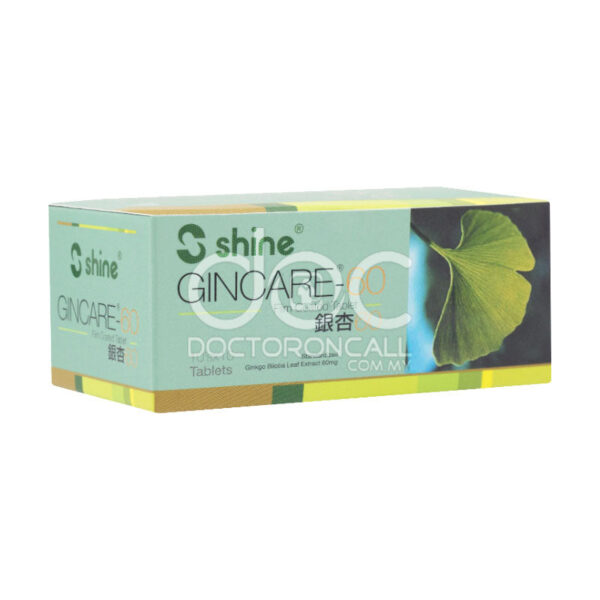 Shine Gincare 60 Film Coated Tablet 100s