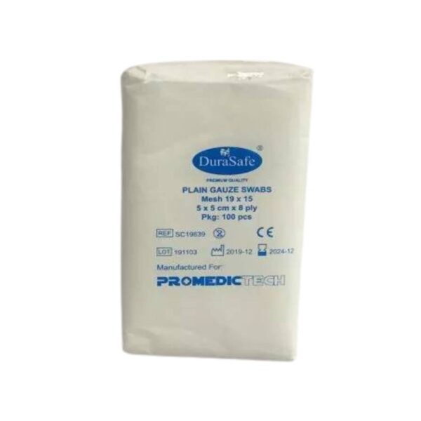 DuraSafe Plain Gauze Swab 8Ply 100s - Image 3