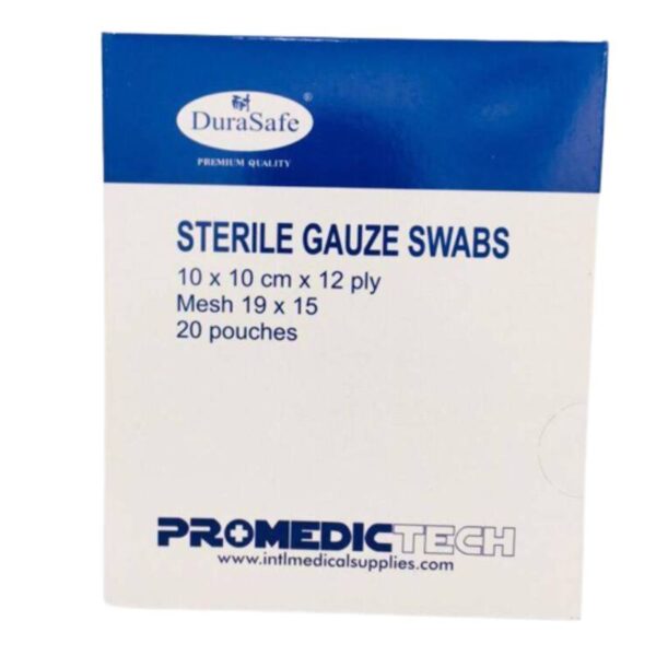 DuraSafe Sterile Gauze Swabs 12 Ply