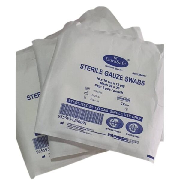 DuraSafe Sterile Gauze Swabs 12 Ply - Image 5
