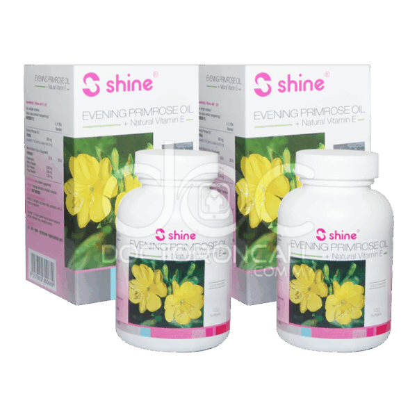 Shine Evening Primrose Oil + Natural Vitamin E Softgel 100s - Image 3