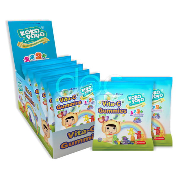 Kokoyoyo Vita-C Gummies Mixed Fruit 10s x20