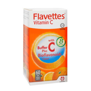 Flavettes Vitamin C Buffer C Plus Bioflavonoids Tablet 60 tabs (bottle)