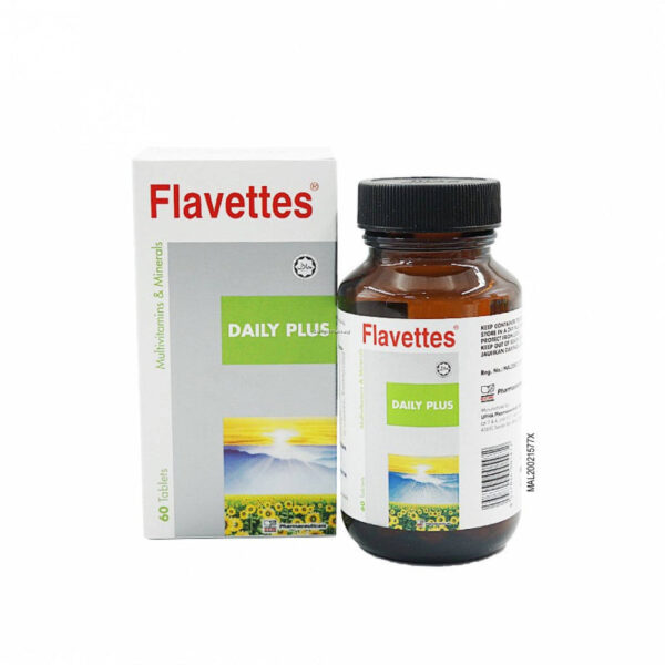 Flavettes Multivitamins & Minerals Daily Plus Tablet 60s