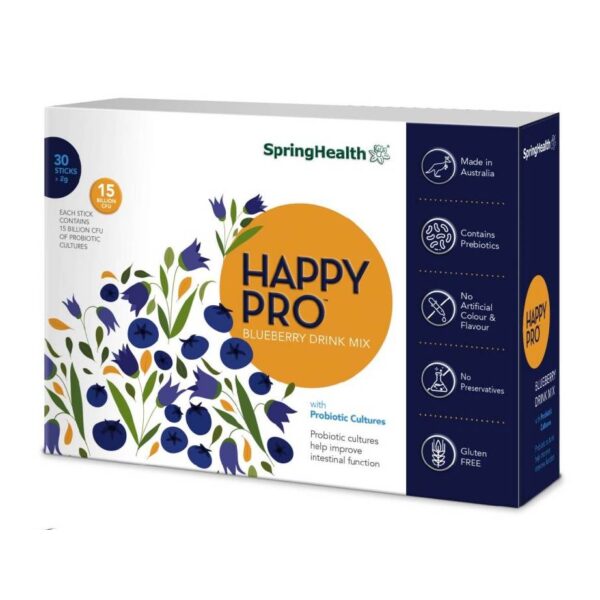 Springhealth Happy Pro 15 Billion CFU Sachet 30s