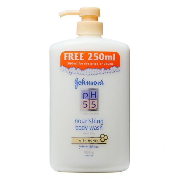Johnson's pH5.5 Nourishing Body Wash with Honey - Image 2