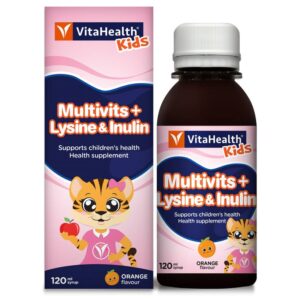VitaHealth Kids Multivitamin + Lysine & Inulin Syrup 120ml