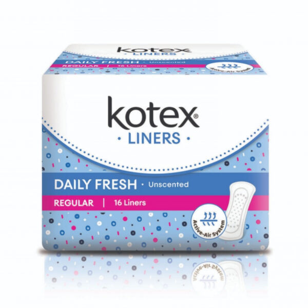 Kotex Fresh Panty Liners Unscented - 图片 2