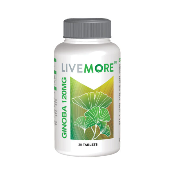 Livemore Ginoba 120mg Tablet 30s