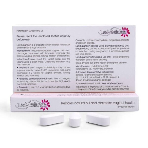 Lady Balance Vaginal Tablet 12s - Image 3