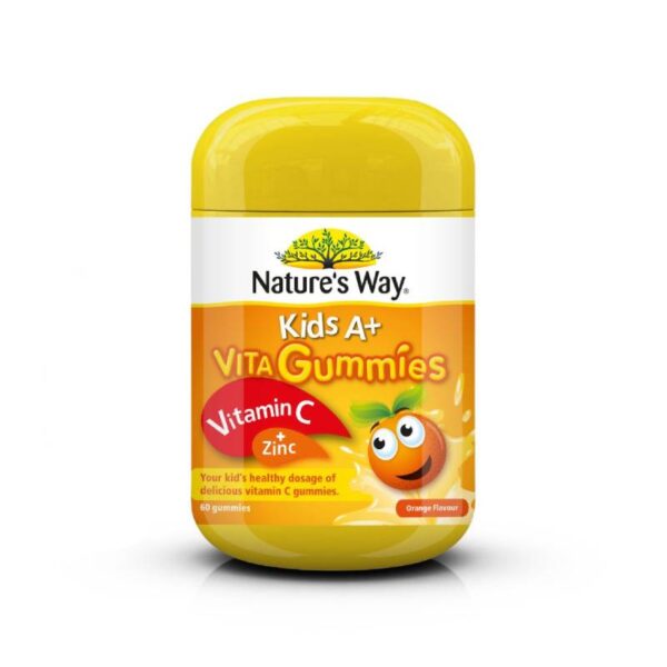 Nature's Way Kids A+ Vita Gummies Vitamin C + Zinc Pastille 60s