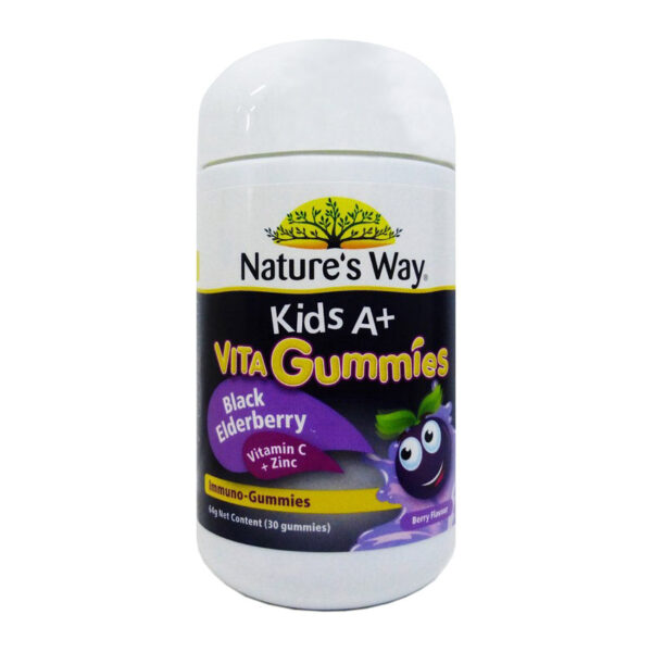 Nature's Way Kids A+ Black Elderberry Vita Gummies 30s