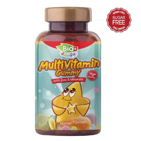 Bio+ Junior Multivitamin with Zinc and Minerals Sugar Free Gummy 80s