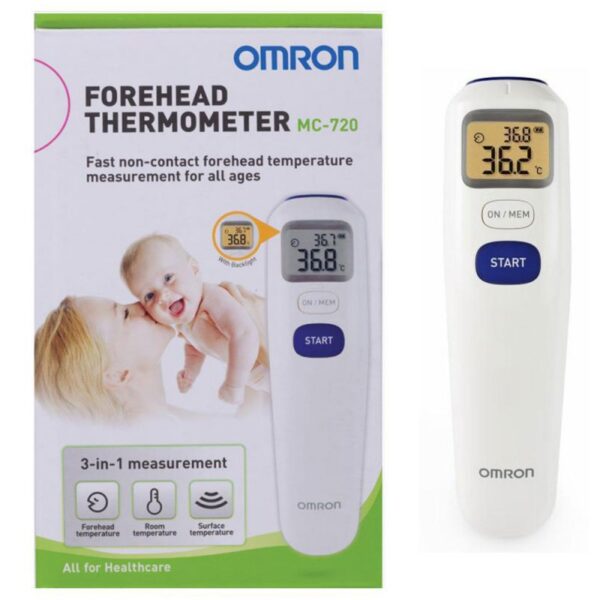 Omron Forehead Thermometer (MC-720-AP) - Image 2