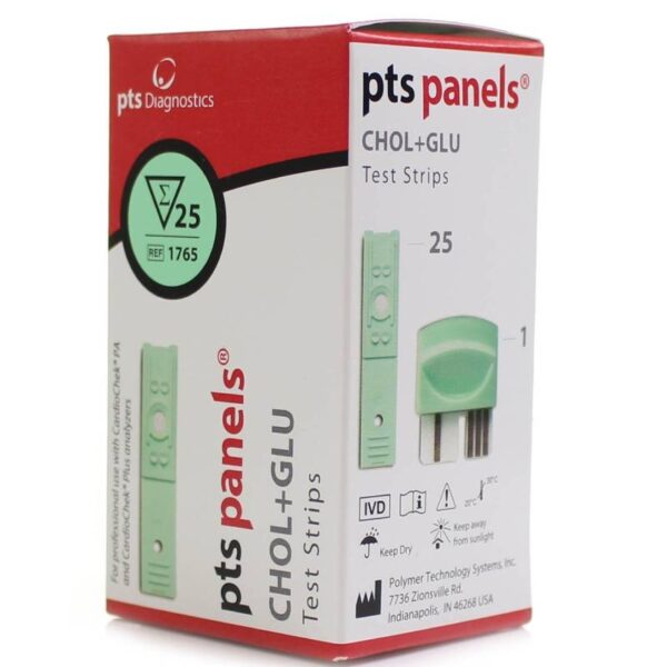 PTS Cholesterol + Glucose Test Strip