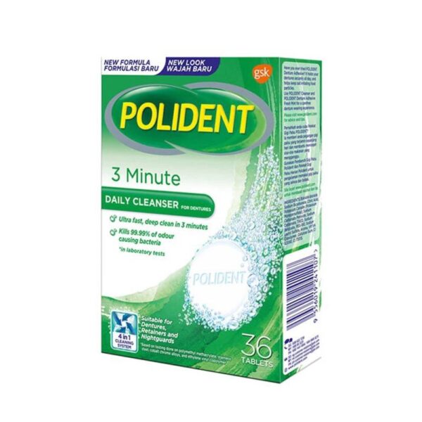Polident Daily Cleanser Tablet - Image 2