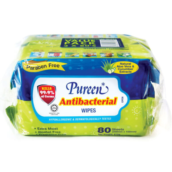 Pureen Antibacterial Baby Wipes