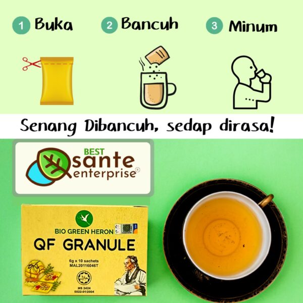 QF Granule Qing Fei Pai Du Tang Sachet 10s - Image 2
