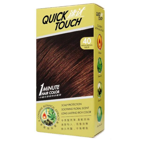 Quick Touch Hair Color - Medium Brown (40)