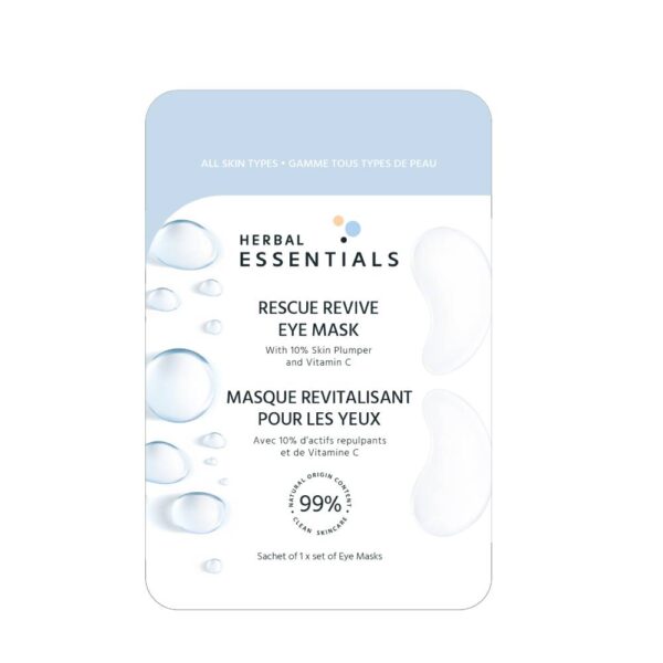 Herbal Essentials Rescue Revive Eye Mask With 10% Skin Plumper And Vitamin C