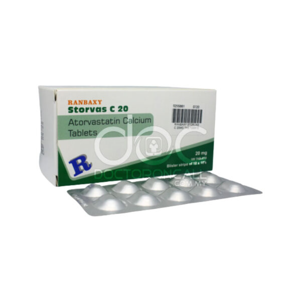 Ranbaxy Storvas C 20mg Tablet