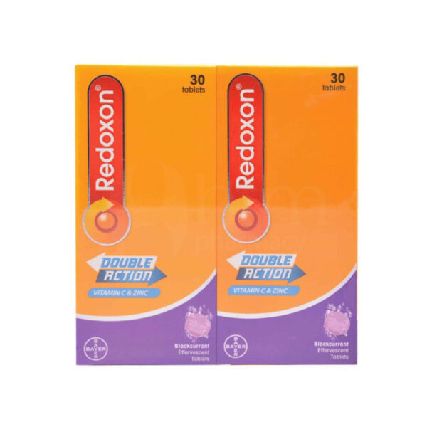 Redoxon Double Action Vitamin C+Zinc Effervescent Tablet (Blackcurrant) 10s - Image 3