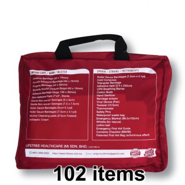 Lifetree Large Multipurpose First Aid Kit (Soft Bag) - Image 4