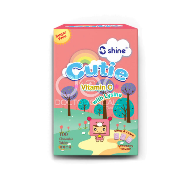 Shine Cutie Vitamin C with Lysine Chewable Tablet 100s - Image 2