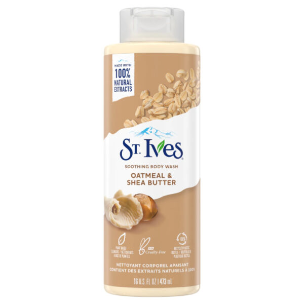 St.Ives Oatmeal & Shea Butter Body Wash - Image 2