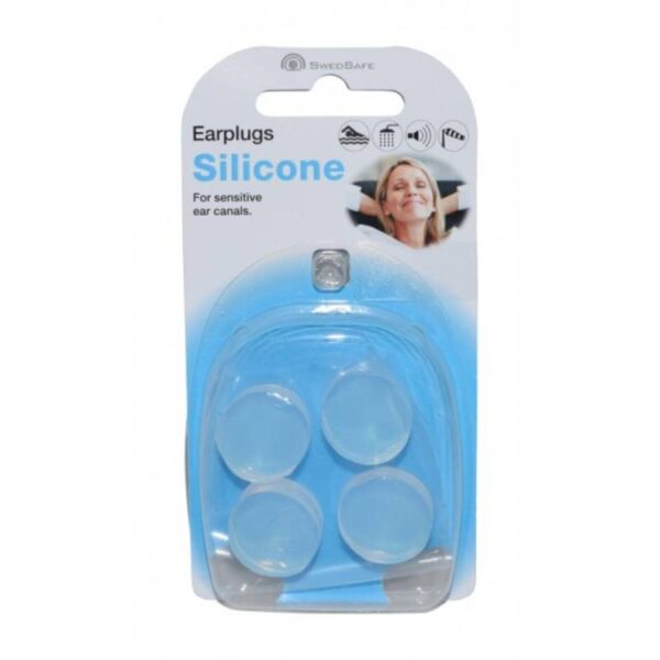 SwedSafe Silicone Transparent Earplugs