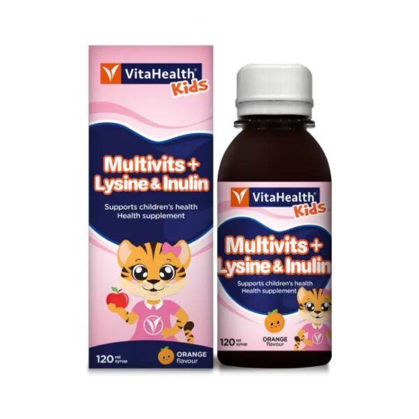 VitaHealth Robovites Kid's Multivitamin Plus Lysine & Prebiotic Syrup 120ml