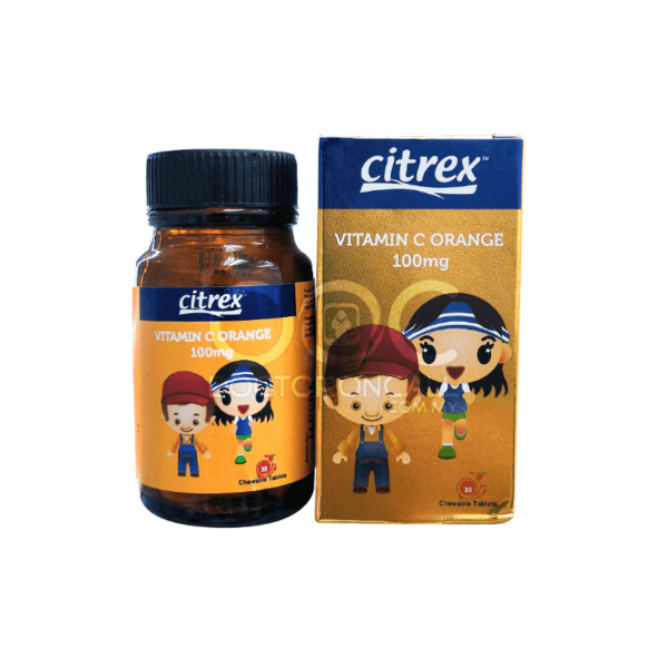 Citrex Vitamin C 100mg Chewable Tablet (Orange) 30s