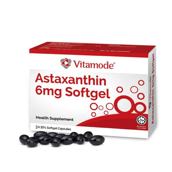 Vitamode Astaxanthin 6mg Capsule 30s