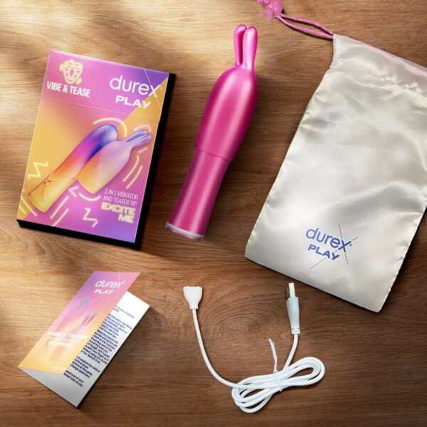 Durex Play 2 in 1 Vibrator & Teaser Tip - Image 5