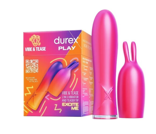 Durex Play 2 in 1 Vibrator & Teaser Tip - Image 2