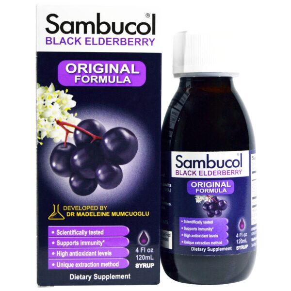 Sambucol Black Elderberry Original Syrup 120ml