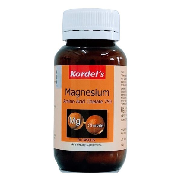 Kordel's Magnesium Amino Acid Chelate 750 Capsule 60s x2 - Image 2