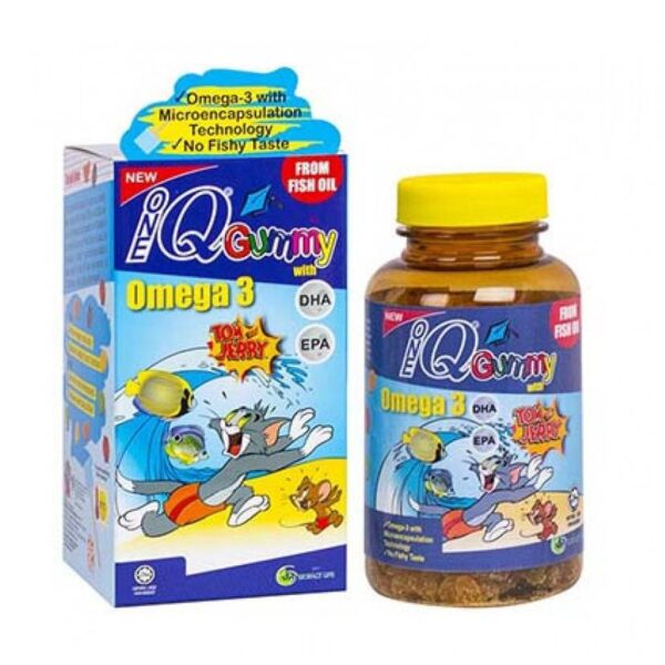 One Q Gummy with Omega 3 60s