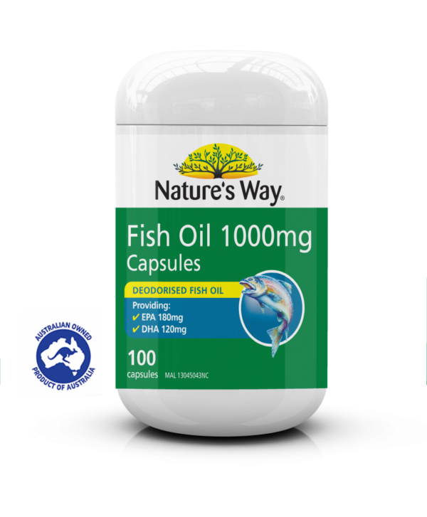 Nature's Way Fish Oil 1000mg Capsule 200s