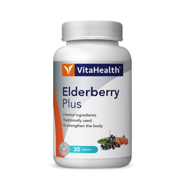 VitaHealth Elderberry Plus Tablet 90s x2 - Image 2
