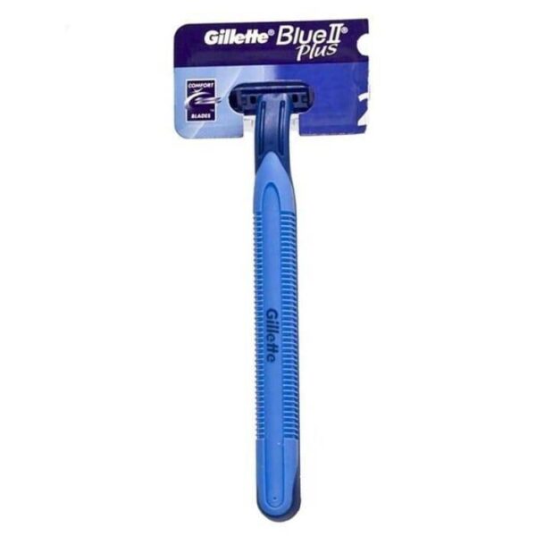 Gillette Blue II Plus Hanging Card Razor